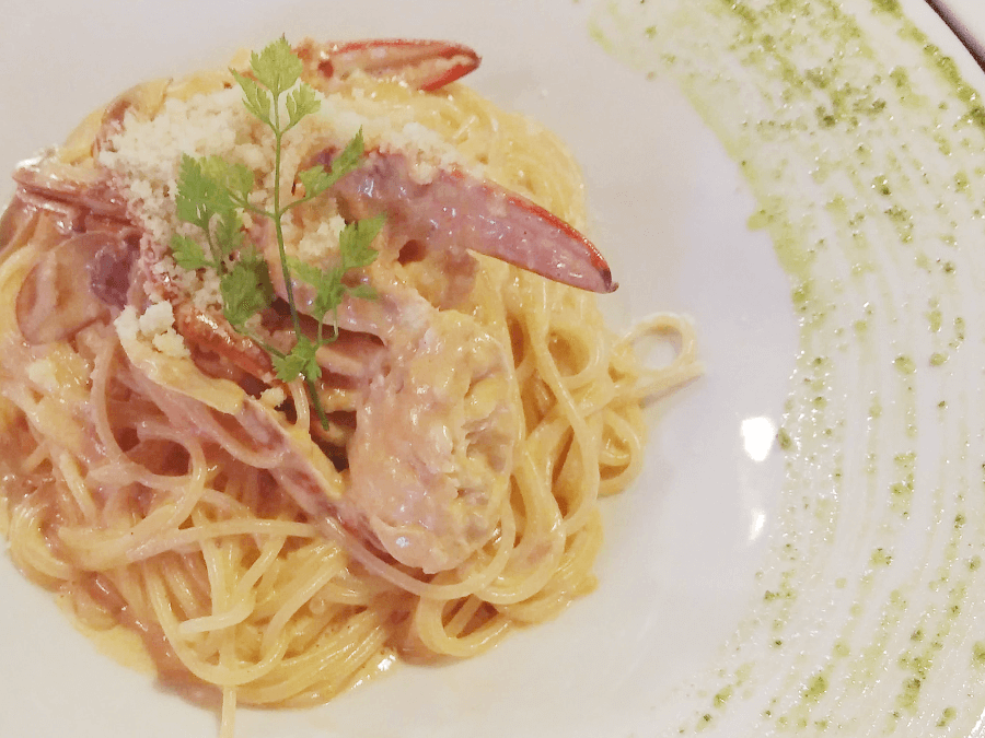 クリームパスタ